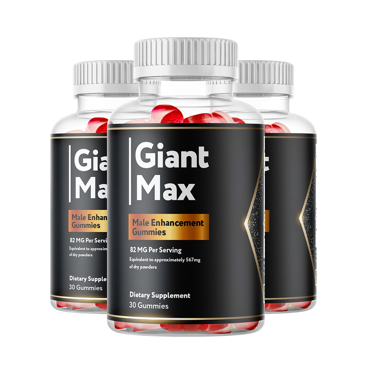 GiantMax Official — 3 Bottle Bundle Male Enhancement Gummy