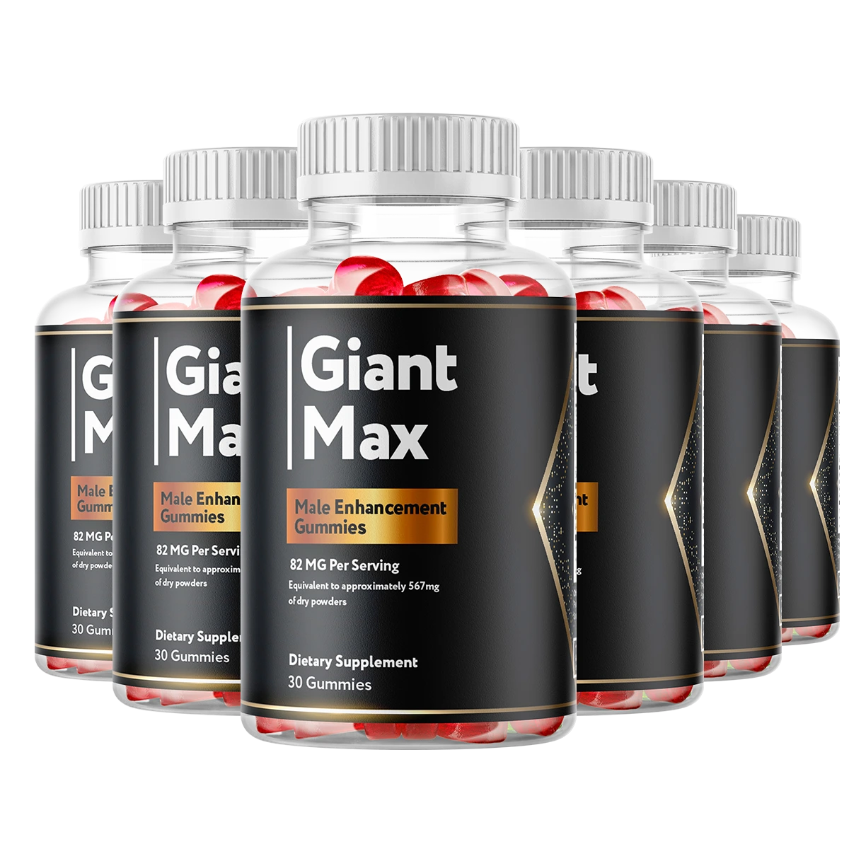 GiantMax 6 Bottle Package — Best Value 180 Day Supply